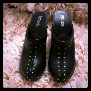 Michael Kors clogs high studded
